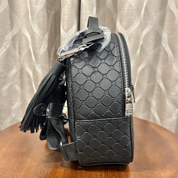 Steve Madden, Black, Faux Leather Backpack - Picture 2 of 11